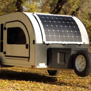 Mini Solar Panel Camper Trailer