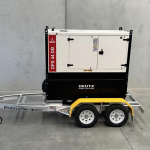 Deutz DPS44DB 40kVA PRIME Diesel Trailer-Mount Generator 600 Litre Tank - Total Wet Weight 1600KG