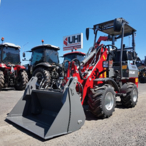UWL807 Mini Loader with 25HP Kubota Engine, 600kg Loading Capacity, 4in1 Bucket & Fork
